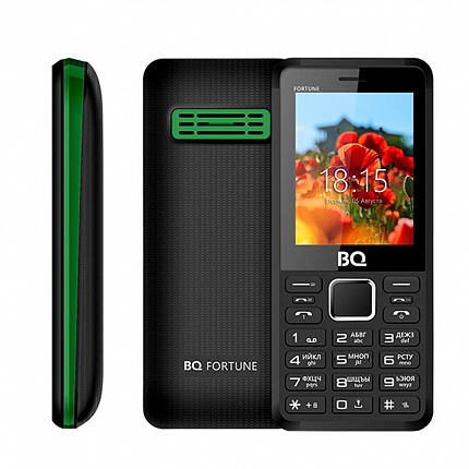 BQ 2436 FORTUNE P BLACK GREEN (4 SIM)