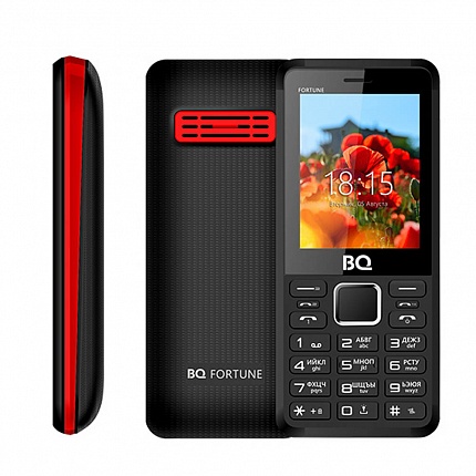 BQ 2436 FORTUNE P BLACK RED (4 SIM)