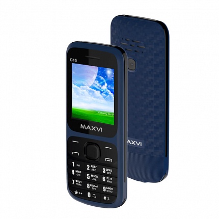 MAXVI C15 MARENGO BLACK (2 SIM)