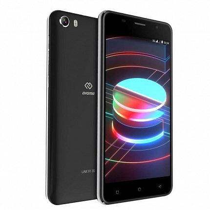 DIGMA LINX X1 BLACK (2 SIM, ANDROID)