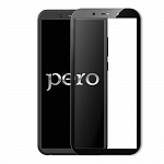 Защитное стекло PERO 2.5D для Honor 7A, чёрное