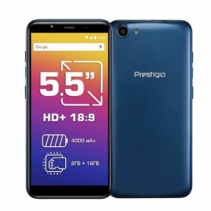 PRESTIGIO PSP5545 MUZE E5 LTE BLUE (2 SIM, ANDROID)