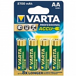 Аккумуляторы VARTA Professional AA 2700 mAh в блистере 4шт\10бл. в коробке 05706301404