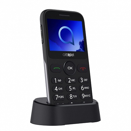 ALCATEL 2019G BLACK/METALLIC SILVER (1 SIM)