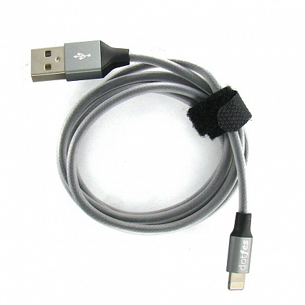 USB кабель DOTFES A03 Frosted Lightning (1m) tarnish