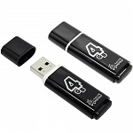 USB 4GB SmartBuy Glossy series Black