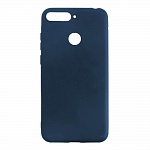 Силиконовый чехол NEYPO SOFT MATTE  для Huawei Honor 7C (темно-синий) NST4618