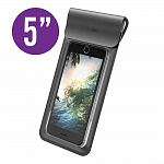 Универсальный водонепроницаемый чехол Dotfes J01 для устройств до 5" (black)