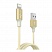 USB кабель DOTFES A03F Lightning MFI (1m) gold