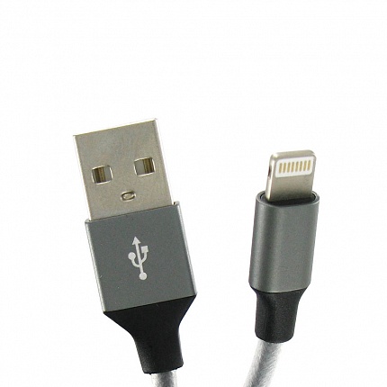 USB кабель DOTFES A03 Frosted Lightning (1m) tarnish