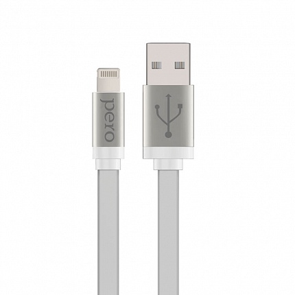 Дата-кабель PERO DC-01 8-pin Lightning, 1.2А, 1м, белый