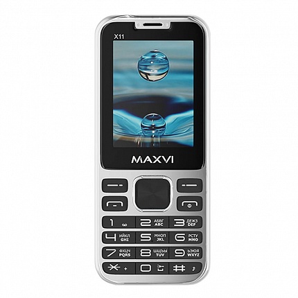 MAXVI X11 METALLIC SILVER (2 SIM)