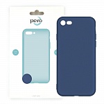 Клип-кейс PERO софт-тач для Apple iPhone 7 синий
