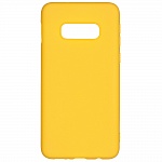 Клип-кейс PERO софт-тач для Samsung Galaxy S10E жёлтый