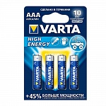 Батарейка VARTA HIGH ENERGY AAA в блистере 4шт\10бл. в коробке (рус.) 4903 113414