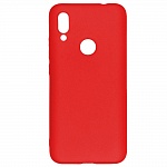 Клип-кейс PERO софт-тач для Xiaomi Redmi 7 красный