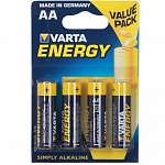 Батарейки VARTA Energy AA в блистере 4шт\20бл.в коробке (рус) 4106 213414