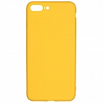 Клип-кейс PERO софт-тач для Apple iPhone 7 Plus жёлтый