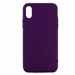 Силиконовый чехол NEYPO SOFT MATTE  для  Apple iPhone X  (фиолетовый) NST3358