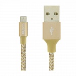 USB кабель micro DOTFES A06M Dual Color (1m) gold